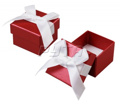 90701 ИМП Футляр картонный с лентой на крышке, серия Перламутровая классика 45х45