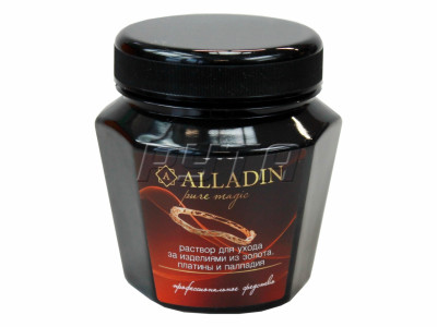 211061/P Раствор для ухода за изделиями из золота, платины и палладия  ALLADIN PREMIUM  (200 мл)