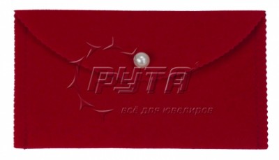 7533600 Конвертик с фигурным краем и бусинкой