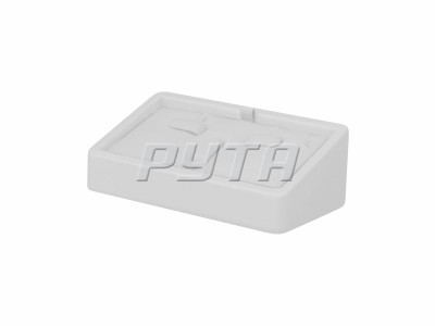 431372 Подставка наклонная для гарнитура/3 язычка/вкладыш вынимается/углубление 25 мм./прорези для нитки/без платформы/карман для бирки