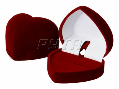 40701 Футляр флокированный, сердечко, серия Романтика, арт 40701