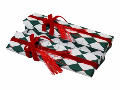 901005/Н Футляр картонный с лентой, серия Калейдоскоп 205х45 ,арт 90105/Н