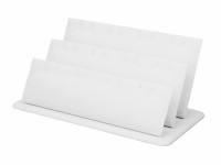 431167 Подставка для 12 пар серег или 24 подвесок тройная/прорези/платформа