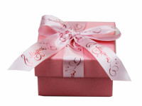 90035 Футляр картонный с лентой на крышке,  серия Перламутровая классика 60х60,  арт 90035