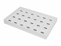 411333 Дисплей для 24 гарнитуров/выним. вкладыши с окошком/прорези/язычок