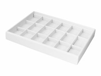 460250 Дисплей с округленным верхним краем борта б/вк 18 ячеек/изолон (ячейка 38х55) 253х182х30