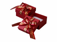 90035 Футляр картонный с лентой на крышке,  серия Перламутровая классика 60х60,  арт 90035