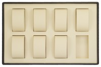 416427 Дисплей с округлыми краями для 8 часов/валики