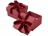 90700 Футляр картонный с лентой на крышке,  серия Бархатная классика 45х45