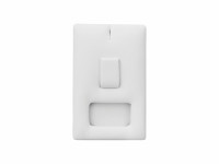 ВК004 Вкладыш  с окошком для 1 кольца/квадратный язычок/прорезь для нитки (38х61)